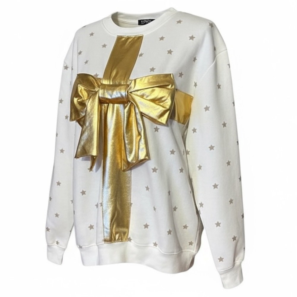 Vinyl Icons Present Bow Sweatshirt
